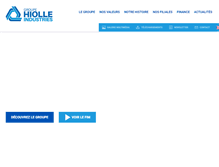 Tablet Screenshot of hiolle-industries.com